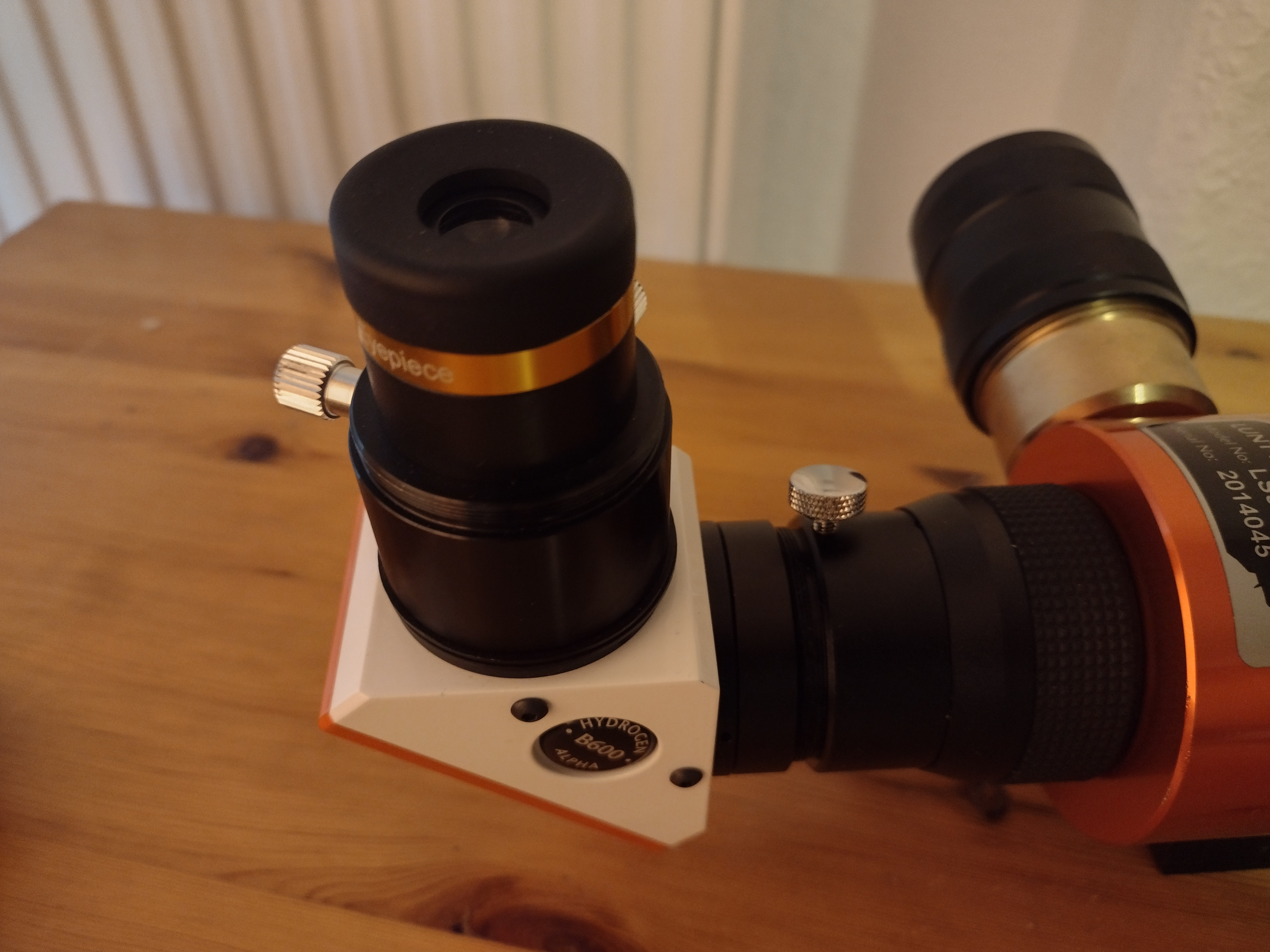 Tubus demontiert, Druck- und Blockfilter sichtbar