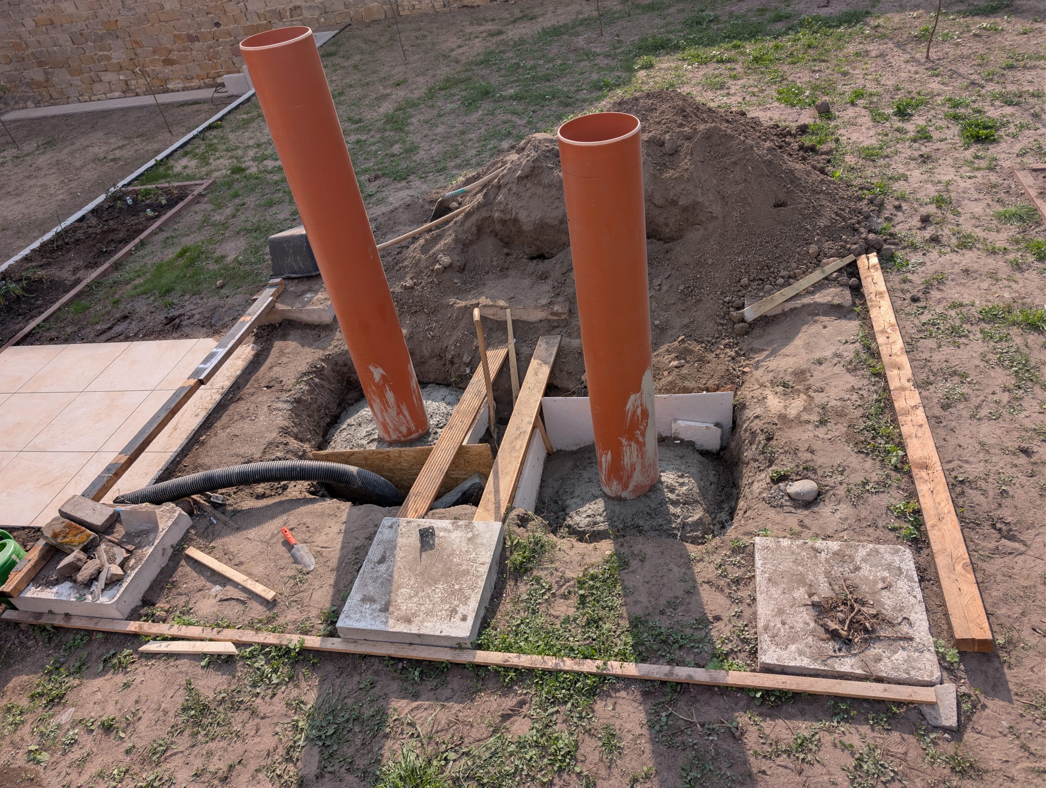 Säulen der Sternwarte Weisenheim