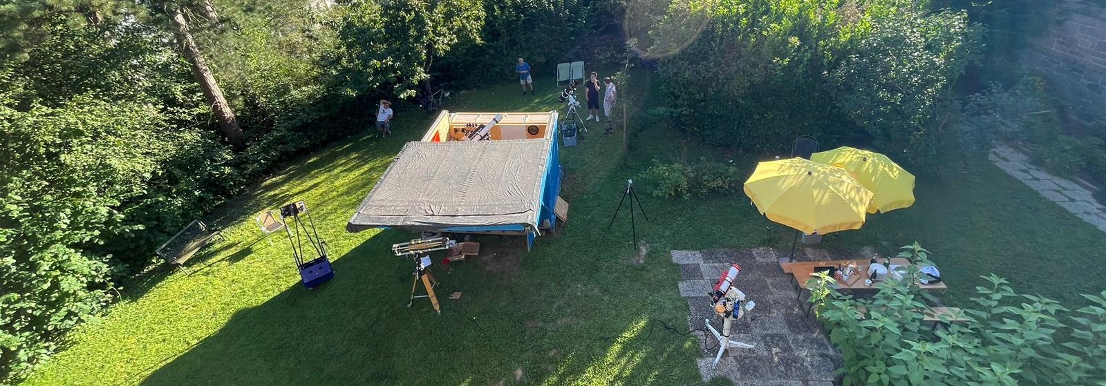 Panorama der Sternwarte Fürth Odenwald