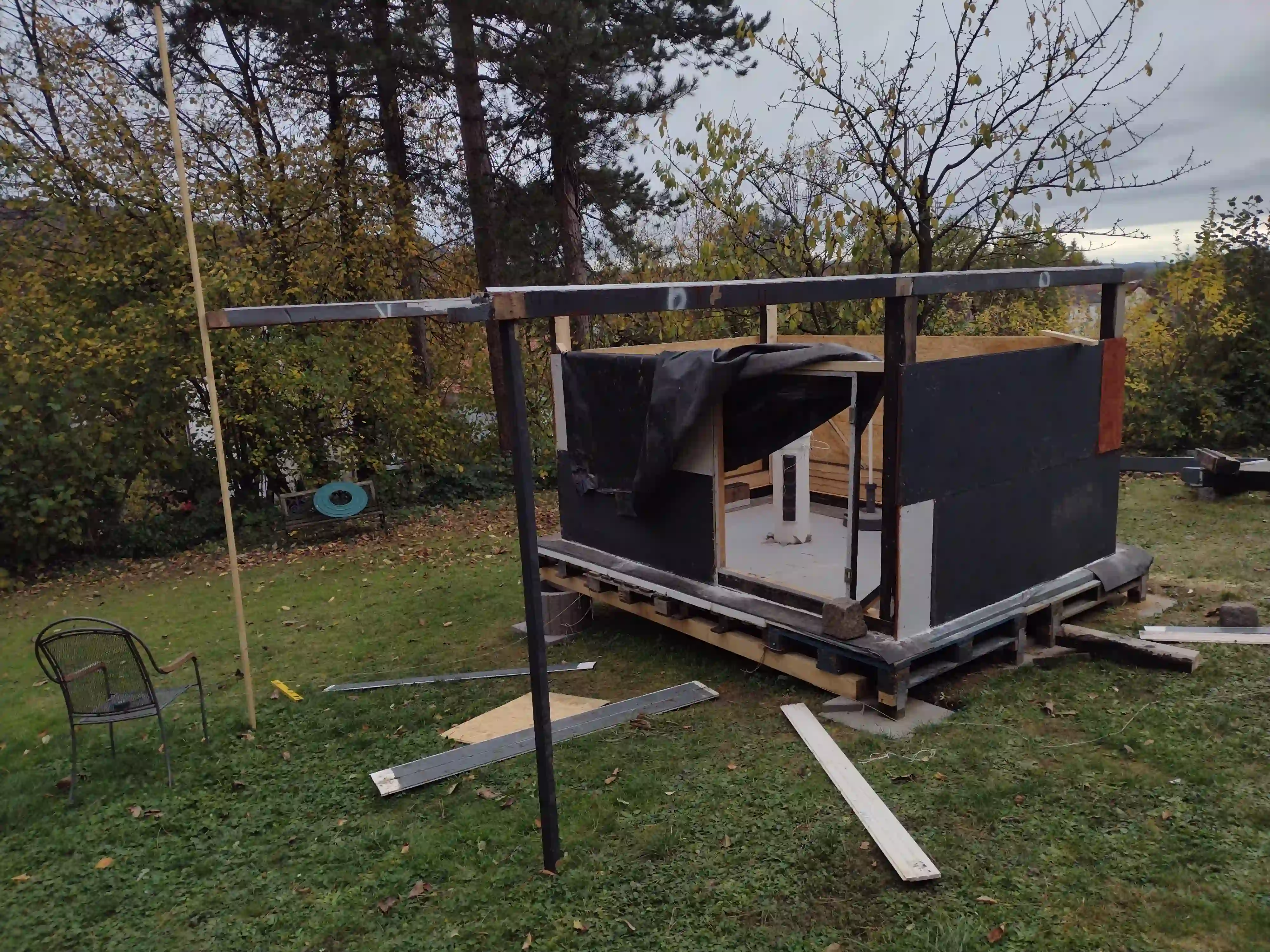 Bau Hütte Phase 2 Bild 04